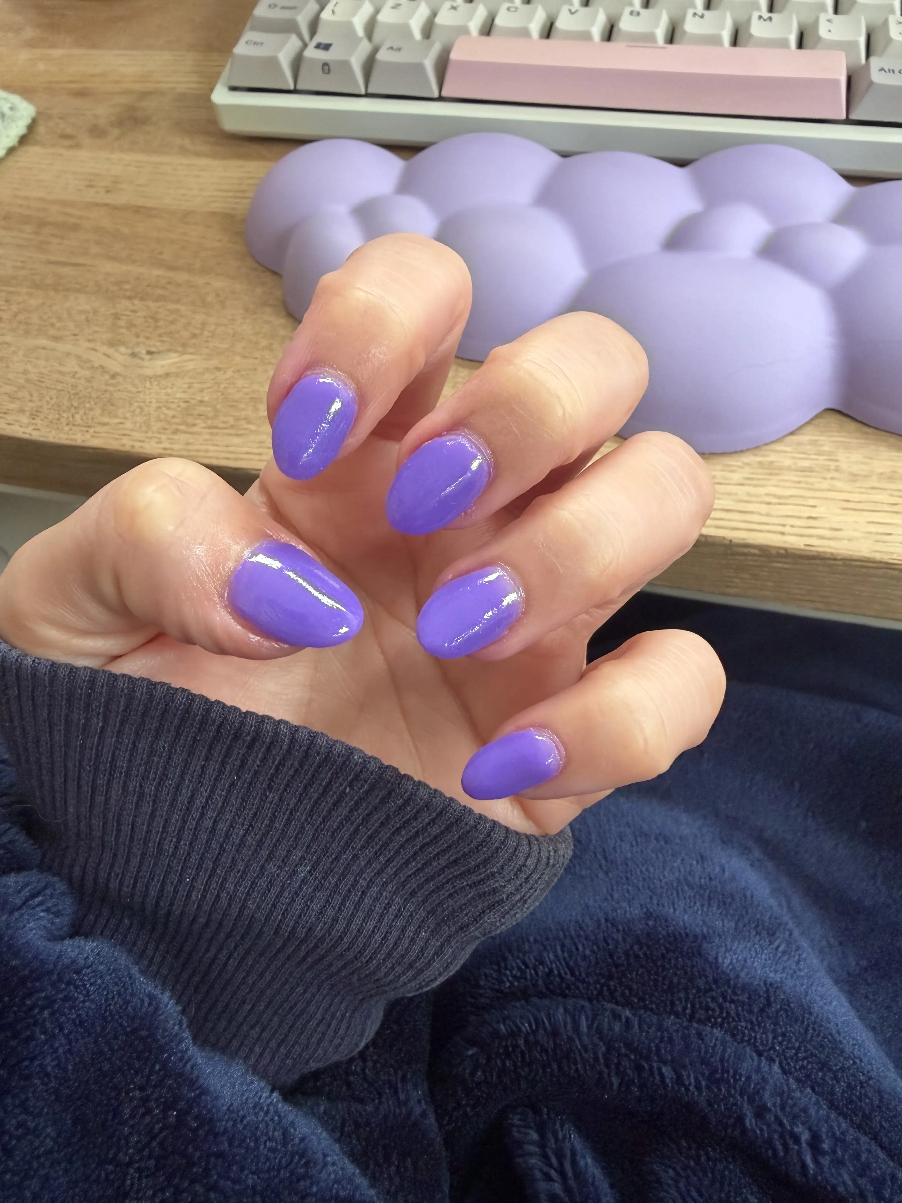 purple nails